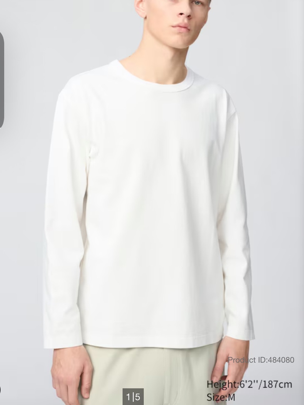 Uniqlo Washed Cotton T-Shirt | Long Sleeve(Unisex)